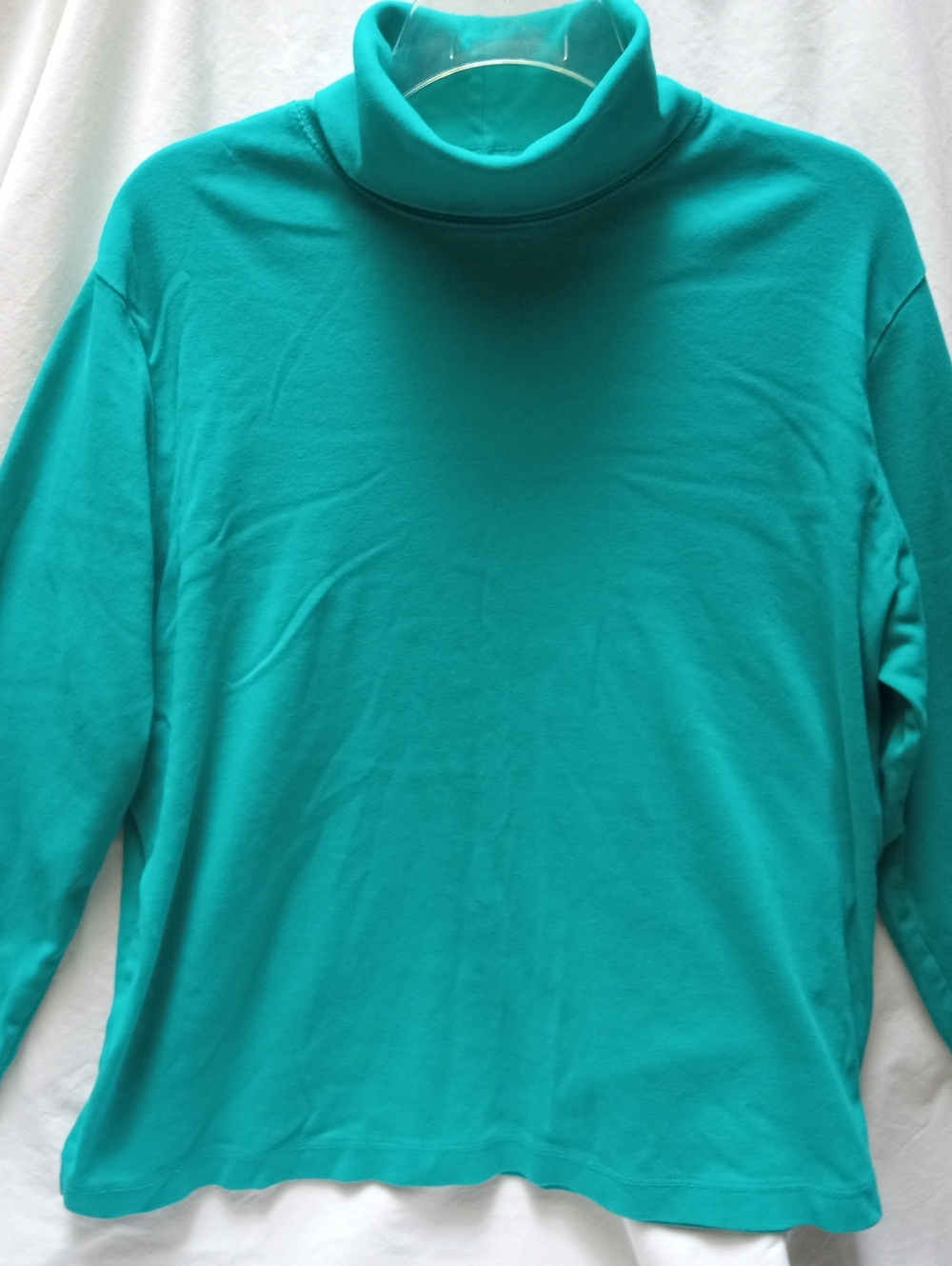 Jones New York Sport Teal Turtleneck Long Sleeve Top